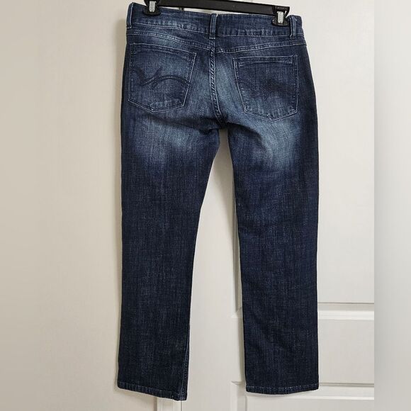 Wrangler Straight Leg Jeans Women's 11x30 (32x29) Blue Embroidered Mid-Rise EUC - Picture 9 of 9